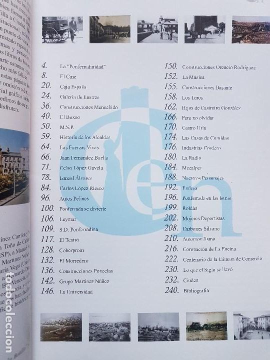 Libros: PONFERRADA - (1908 -2008) . CIEN A&Ntilde;OS - Foto 3