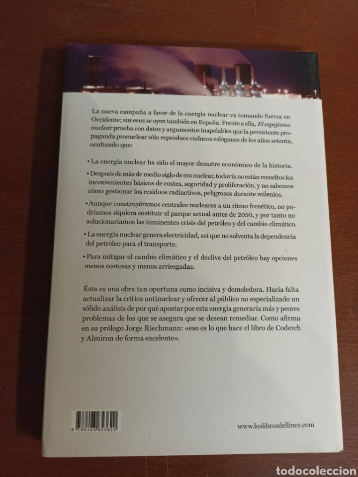 Libros: El espejismo nuclear, Marcel Coderch y Nuria Almir&oacute;n,los libros del lince - Foto 2