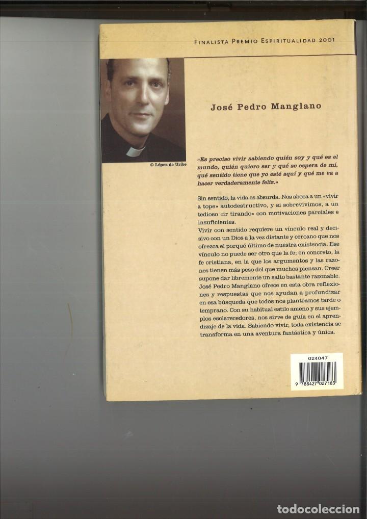 Libros: VIVIR CON SENTIDO. Jos&eacute; Pedro Mangiano - Foto 2