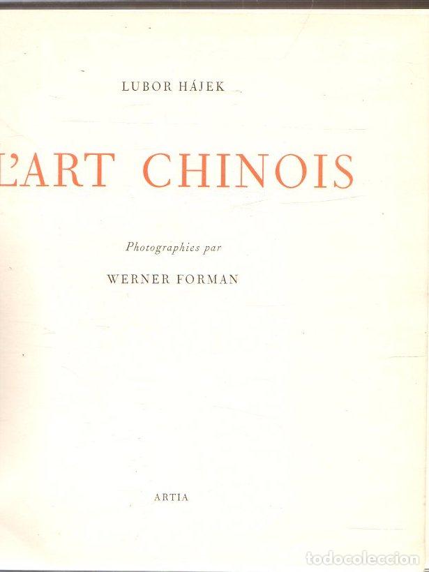 Libros: Lart chinois - H&aacute;jek, Lubor - Foto 1