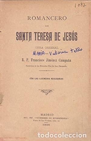 Libros: ROMANCERO DE SANTA TERESA DE JESUS - Foto 1