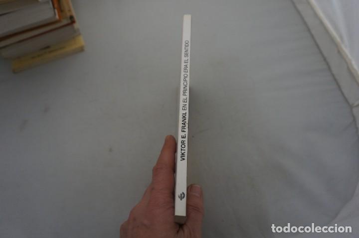 Libros: AR11BC/ EN EL PRINCIPIO ERA EL SENTIDO - VIKTOR E. FRANKEL / PAIDOS EDITOR - Foto 2