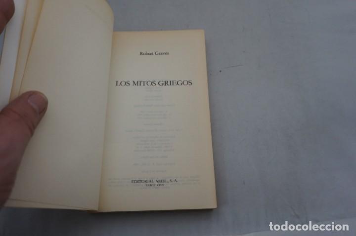 Libros: AR11BC/ LOS MITOS GRIEGOS - ROBERT GRAVES / EDITORIAL ARIEL - Foto 3