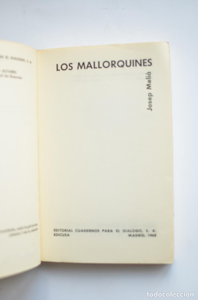 Libros: Los mallorquines - MELI&Aacute;, Josep - Foto 2