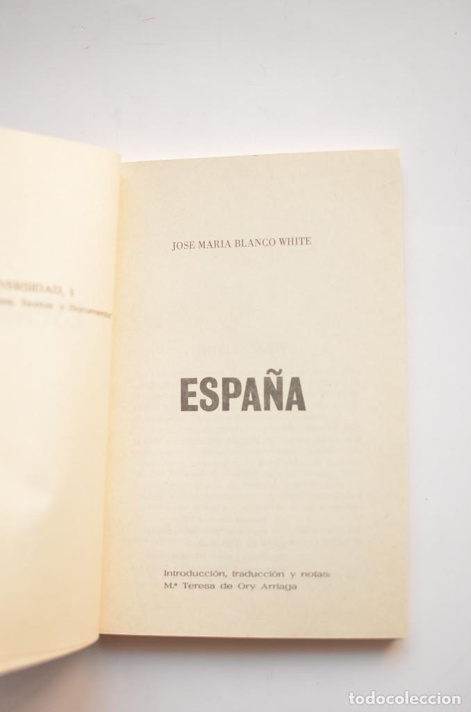 Libros: Espa&ntilde;a - BLANCO WHITE, Jos&eacute; Mar&iacute;a - Foto 2
