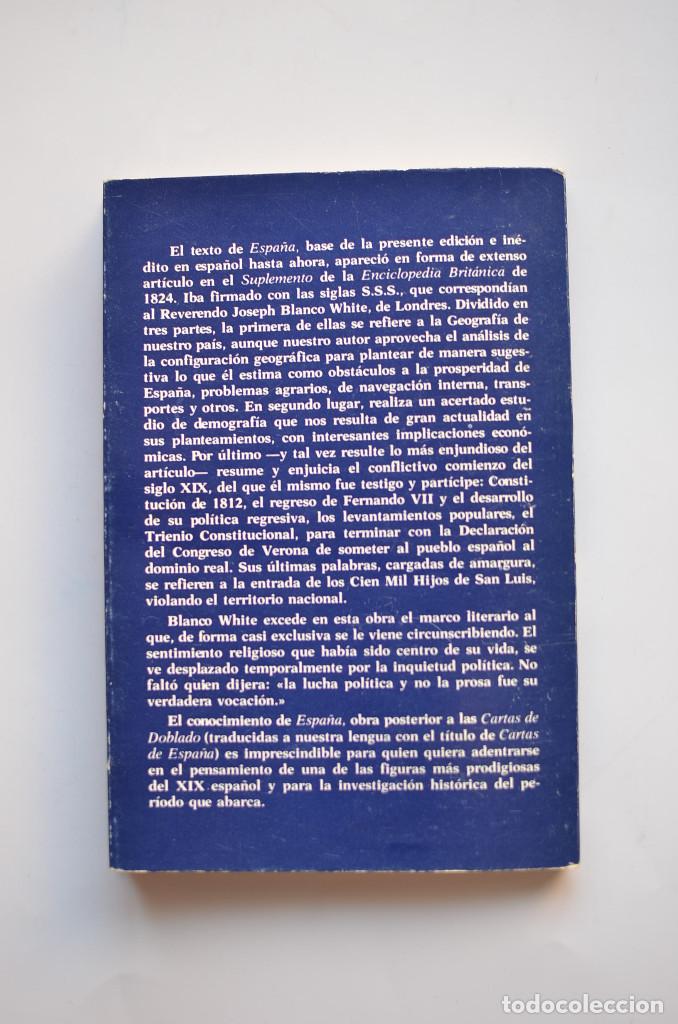 Libros: Espa&ntilde;a - BLANCO WHITE, Jos&eacute; Mar&iacute;a - Foto 5