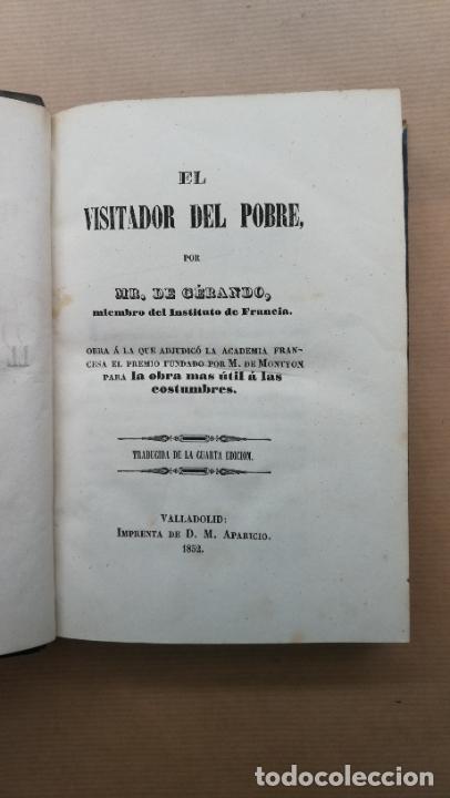 Libros: EL VISITADOR DEL POBRE. - &rdquo;DE GERANDO, Mr.&rdquo; - Foto 1