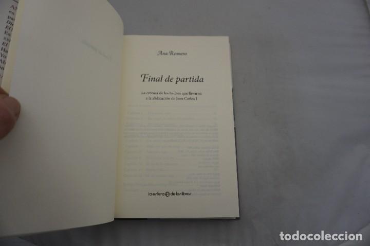 Libros: AR14AB/ FINAL DE PARTIDA - ANA ROMERO / LA ESFERA DE LOS LIBROS - Foto 3