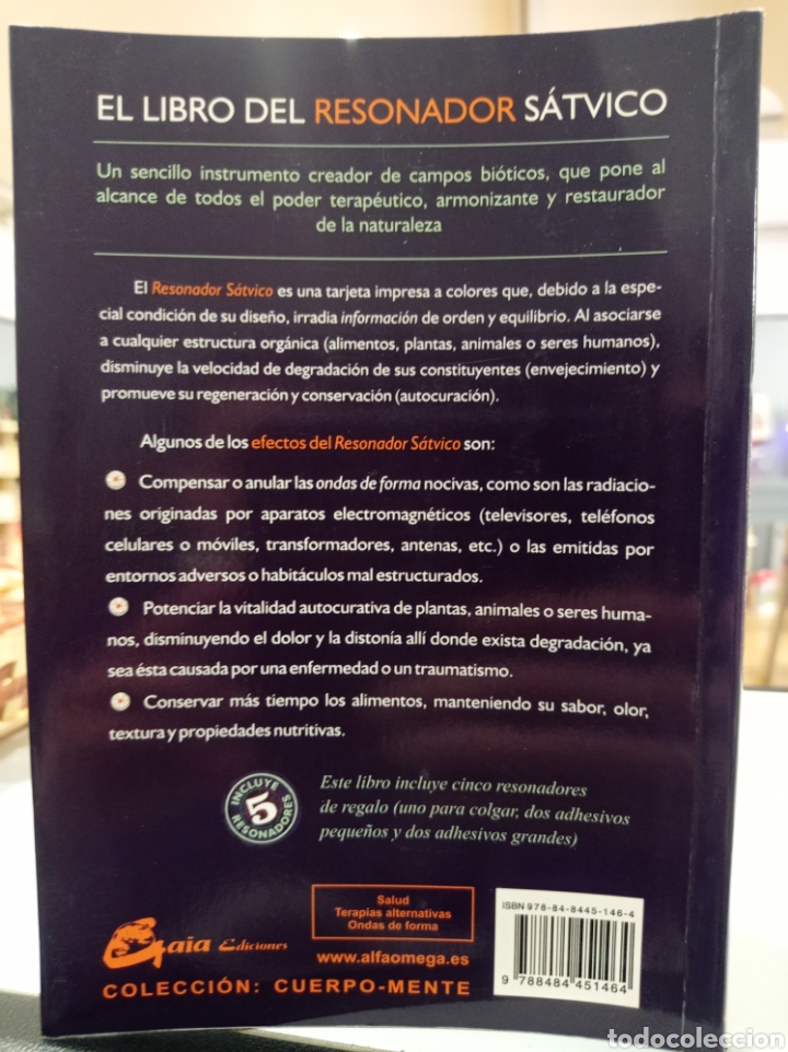Libros: El libro del resonador. Satvico. Sesha. - Foto 2