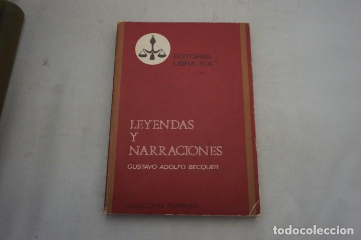 Libros: AR14AB/ LEYENDAS - GUSTAVO A DOLFO BECQUER / EDITORIAL LIBRA - Foto 1