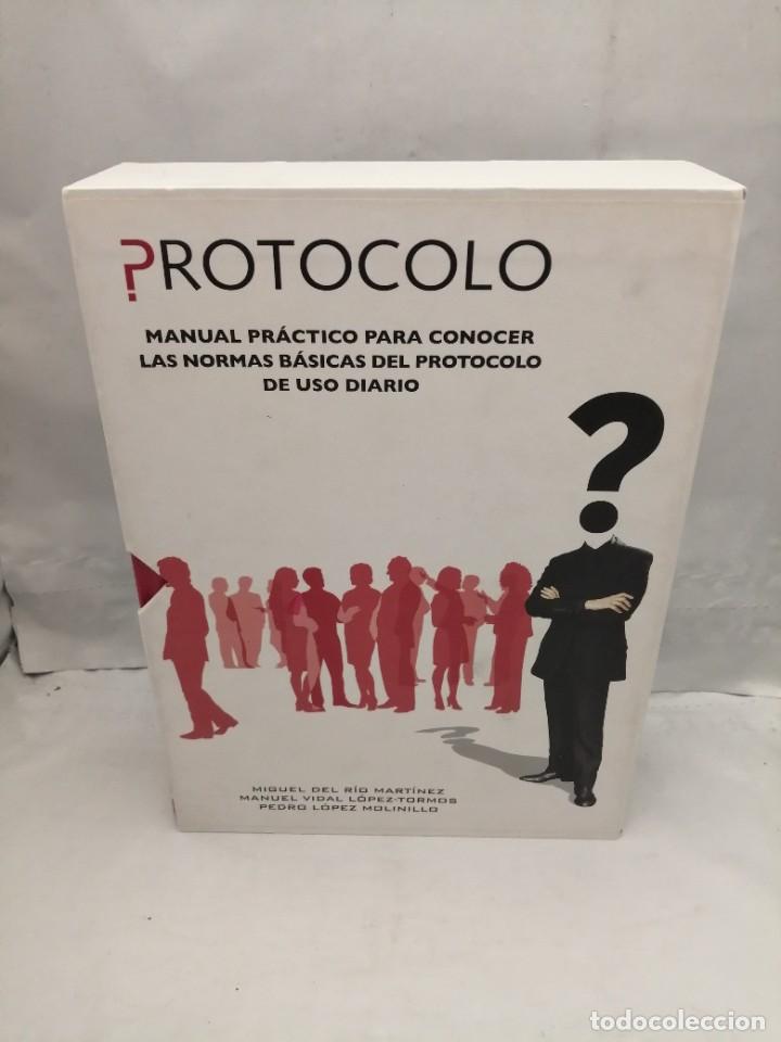 Libros: PROTOCOLO: MANUAL PR&Aacute;CTICO (2 TOMOS: LIBRO + AP&Eacute;NDICES, OBRA COMPLETA EN ESTUCHE) - Foto 3
