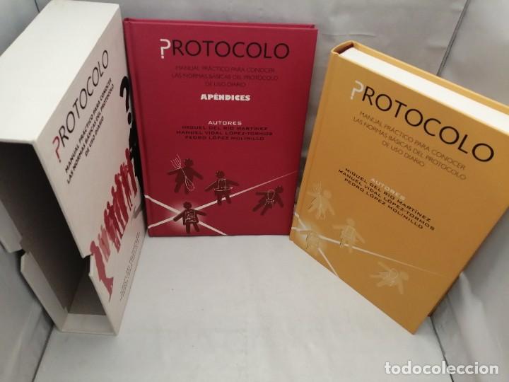 Libros: PROTOCOLO: MANUAL PR&Aacute;CTICO (2 TOMOS: LIBRO + AP&Eacute;NDICES, OBRA COMPLETA EN ESTUCHE) - Foto 1