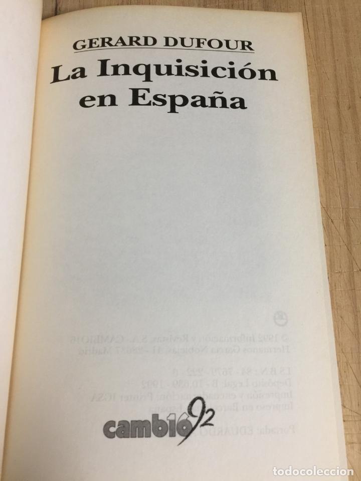 Libros: La inquisici&oacute;n en Espa&ntilde;a - Gerard Dufour - Foto 3