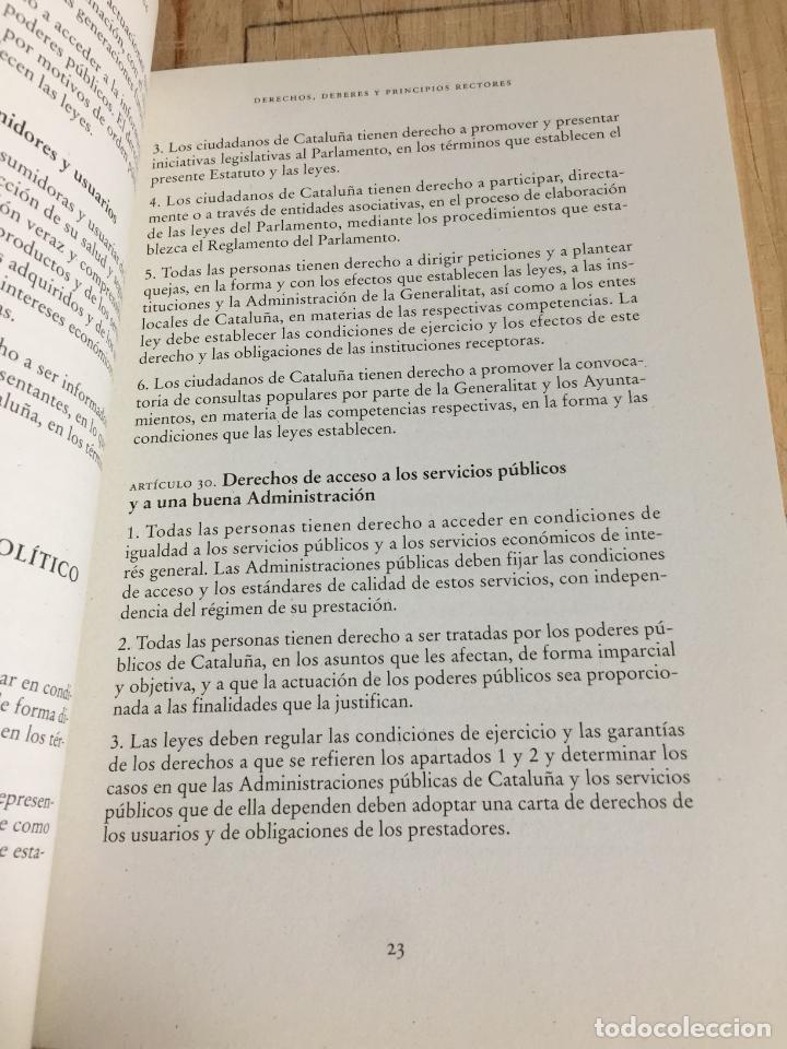 Libros: Estatuto de autonom&iacute;a de Catalu&ntilde;a 2006 - Foto 2