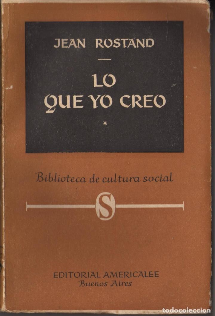 Libros: Lo que yo creo - Foto 1