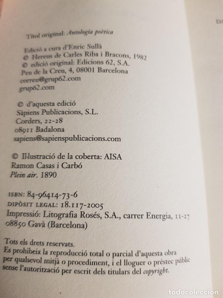 Libros: Antologia po&egrave;tica - Carles Riba - Foto 3