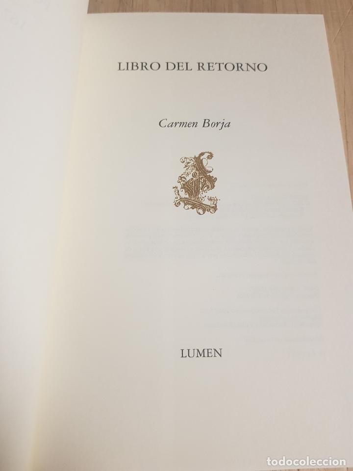 Libros: Libro del retorno - Carmen Borja - Foto 2