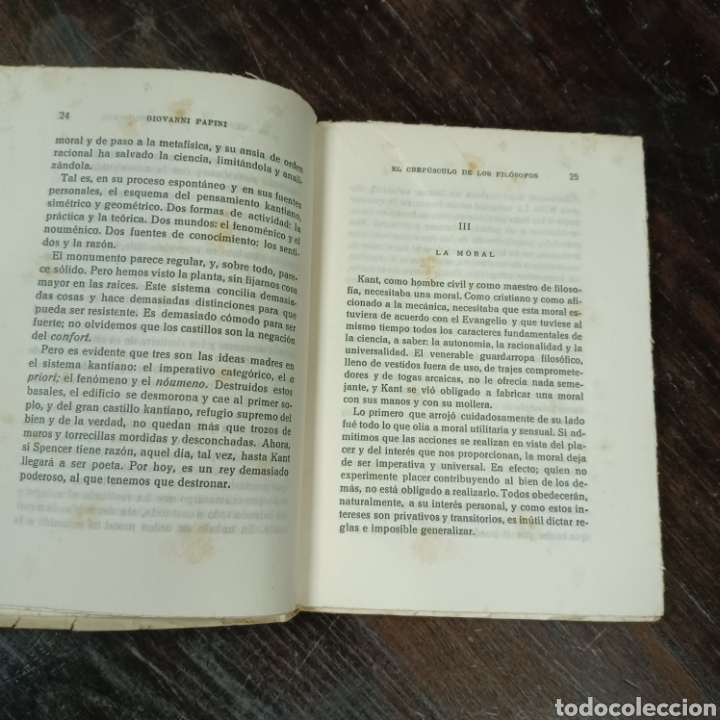 Libros: GIOVANNI PAPINI - EL CREPUSCULO DE LOS FILOSOFOS - Foto 4