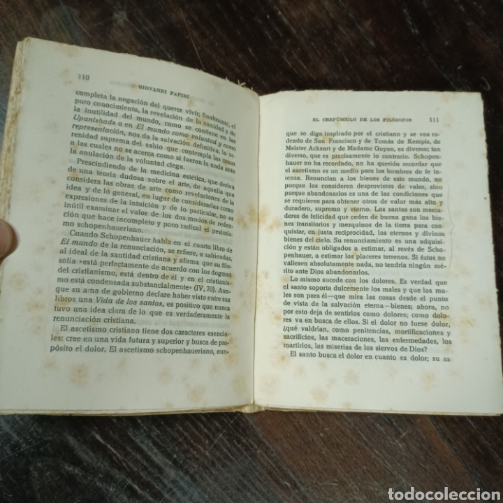 Libros: GIOVANNI PAPINI - EL CREPUSCULO DE LOS FILOSOFOS - Foto 5