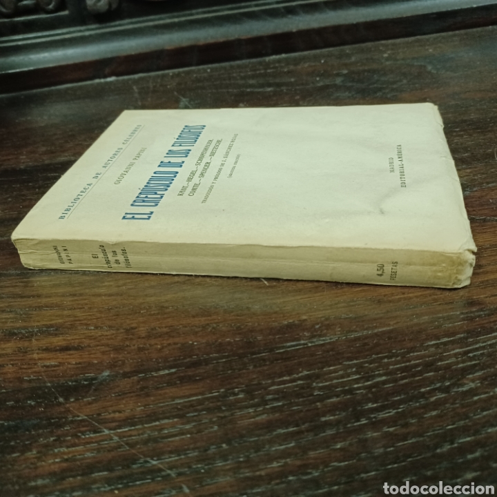 Libros: GIOVANNI PAPINI - EL CREPUSCULO DE LOS FILOSOFOS - Foto 9