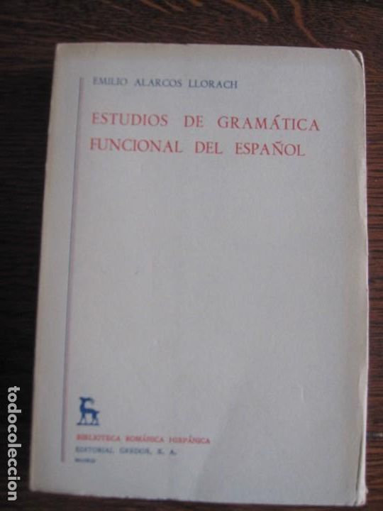 Libros: ESTUDIOS DE GRAMATICA FUNCIONAL DEL ESPA&Ntilde;OL. - Foto 1