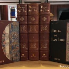 Libros: BIBLIA DE SAN LUIS (3 VOLÚMENES + 2 LIBROS DE ESTUDIO) - NO CONSTA AUTOR. Lote 322265123