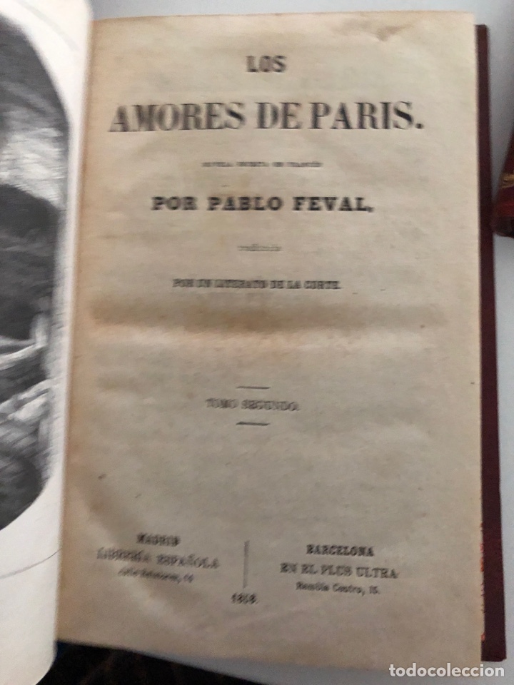 Libros: Los amores de paris pablo feval - Foto 5