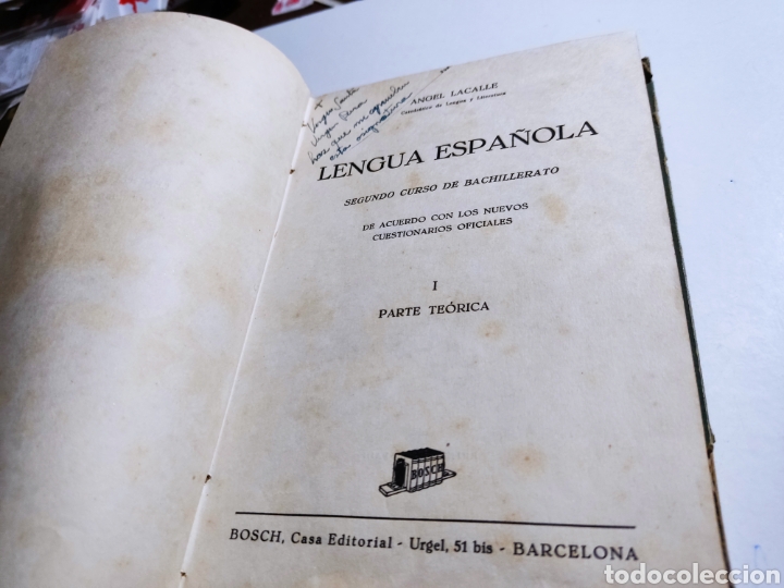 Libros: Libro lengua espa&ntilde;ola 1955 - Foto 3