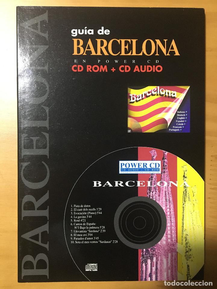 Libros: GUIA DE BARCELONA EN POWER CD (CD ROM + CD AUDIO) - Foto 1