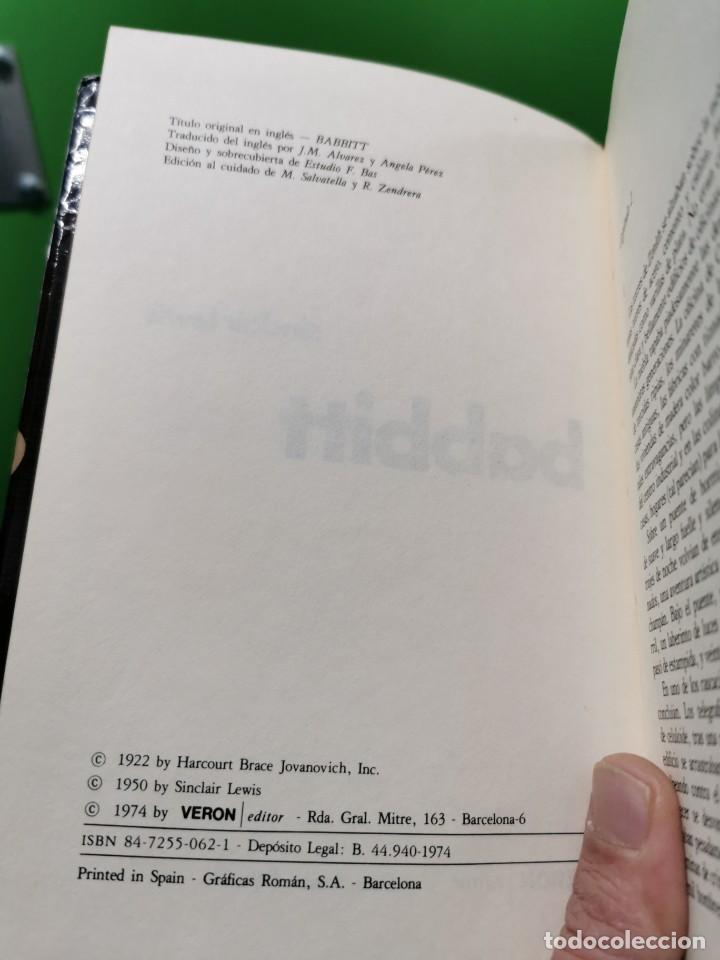 Libros: BABBITT. SINCLAIR LEWIS. VERO. 1974 - Foto 3
