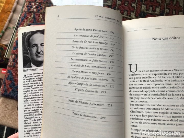 Libros: Vicente Aleixandre. Los encuentros ilustrado con retratos - Foto 7