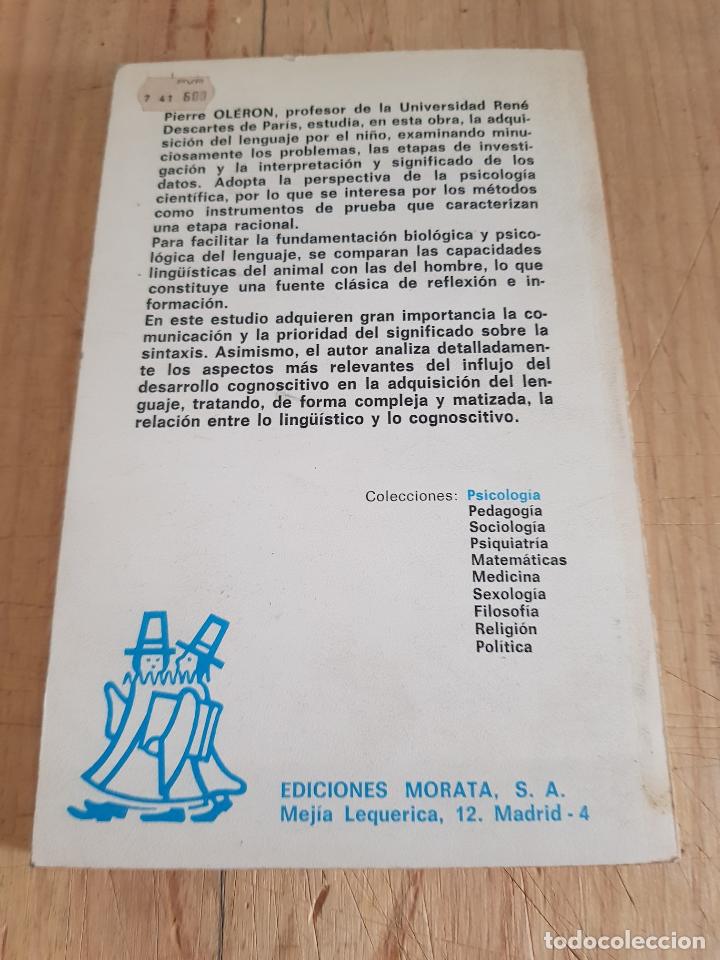 Libros: El ni&ntilde;o y la adquisici&oacute;n del lenguaje - P. Ol&eacute;ron - Foto 2
