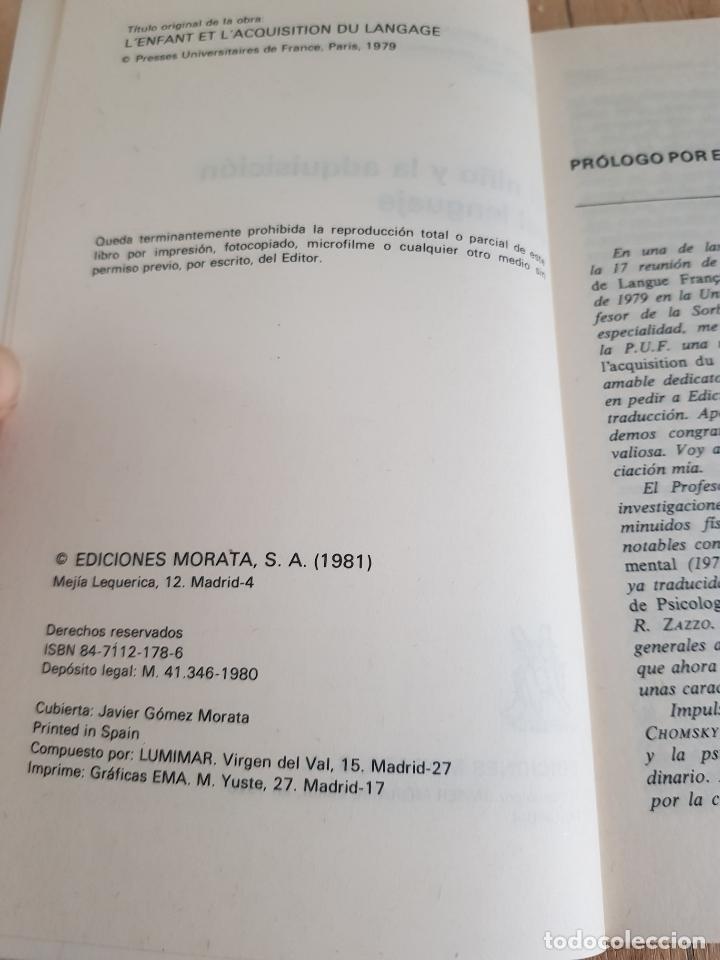 Libros: El ni&ntilde;o y la adquisici&oacute;n del lenguaje - P. Ol&eacute;ron - Foto 5