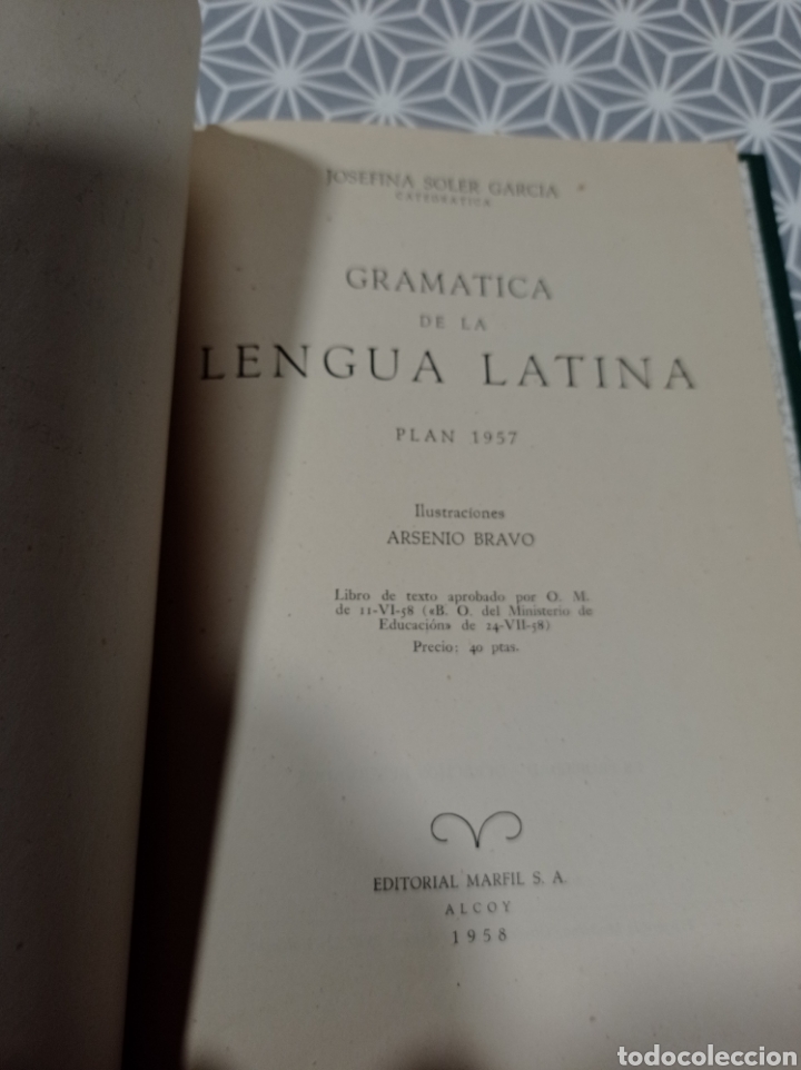 Libros: Gram&aacute;tica de la lengua latina - Foto 1