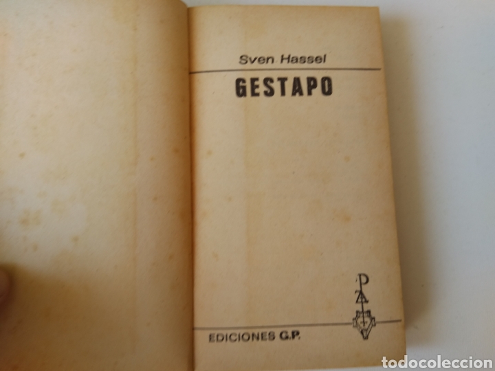Libros: GESTAPO/SVEN HASSEL.... - Foto 2