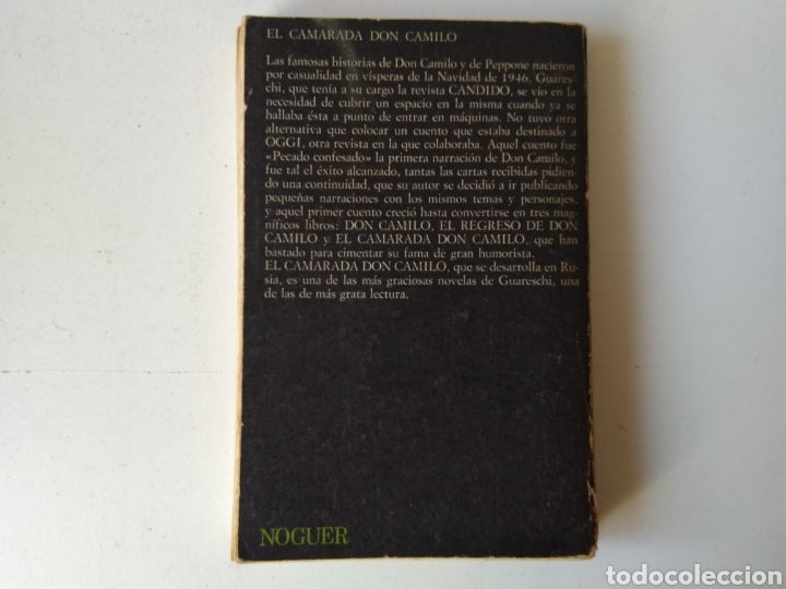 Libros: EL CAMARADA DON CAMILO/GIOVANNI GUARESCHI - Foto 2