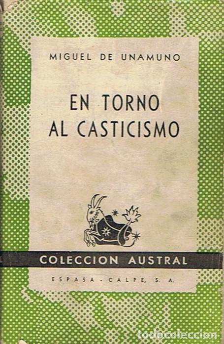 Libros: EN TORNO AL CASTICISMO. - Unamuno. Miguel de, - Foto 1
