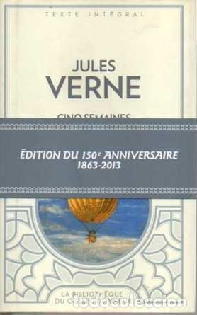 Libros: CINQ SEMAINES EN BALLON. - VERNE, Jules. - Foto 1