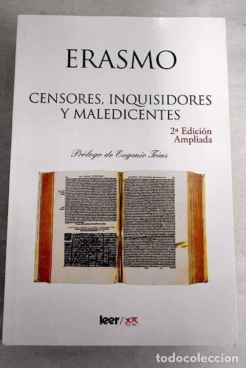 Libros: Censores, inquisidores y maledicentes.- Erasmo - Foto 1