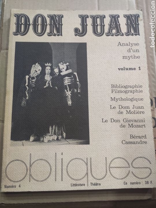 Libros: OBLIQUES N&ordm; 4 DON JUAN VOLUMEN 1 EN FRANCES - Foto 1
