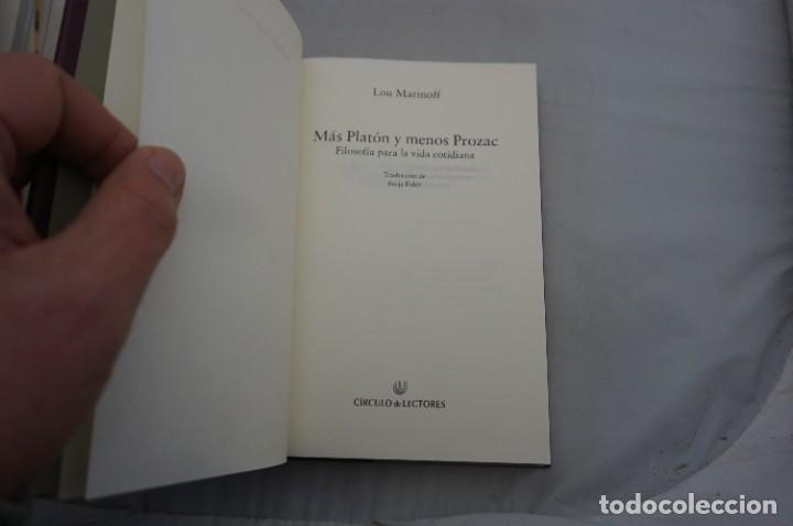 Libros: AR8CD/ MAS PLATON Y MENOS PROZAC - LOU MARINOFF / CIRCULO DE LECTORES - Foto 3