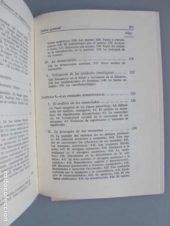 Libros: ELEMENTOS DE LING&Uuml;&Iacute;STICA GENERAL.- ANDR&Eacute; MARTINET.- EDITORIAL GREDOS.1972 - Foto 6