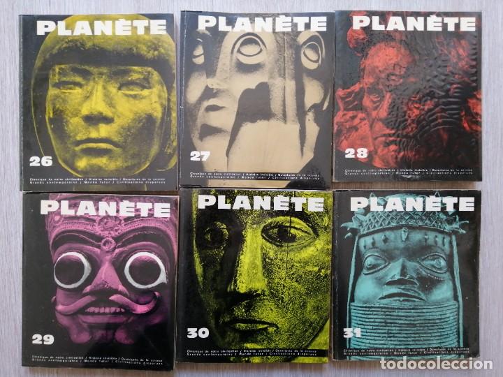 Libros: Lote 6 revues Plan&egrave;te. 1966 compl&egrave;te. Franc&eacute;s - Foto 1