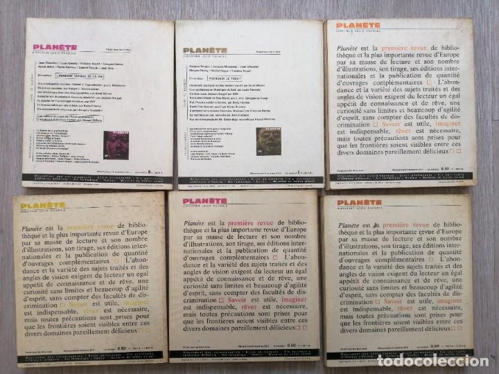 Libros: Lote 6 revues Plan&egrave;te. 1965 compl&egrave;te. Franc&eacute;s - Foto 2