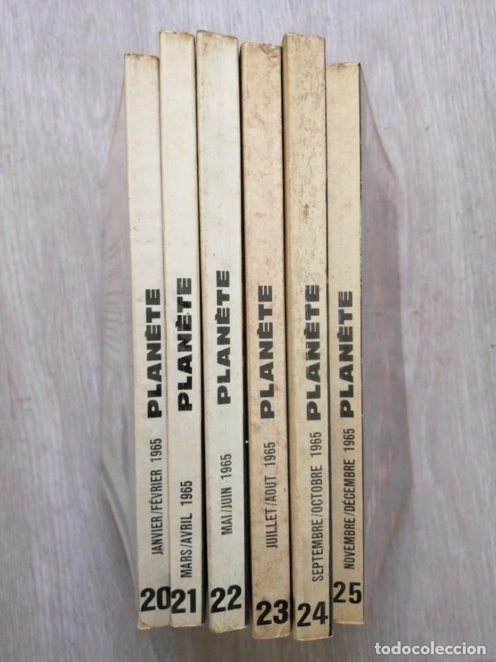 Libros: Lote 6 revues Plan&egrave;te. 1965 compl&egrave;te. Franc&eacute;s - Foto 3