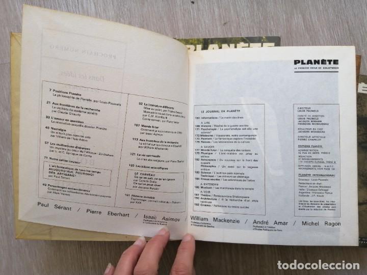 Libros: Lote 6 revues Plan&egrave;te. 1965 compl&egrave;te. Franc&eacute;s - Foto 6