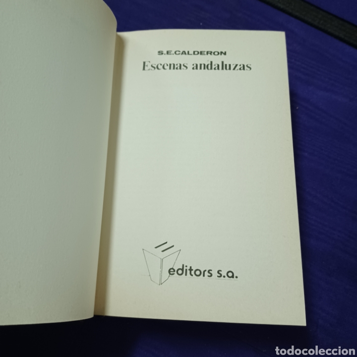 Libros: ESCENAS ANDALUZAS - S. CALDERON - Foto 2