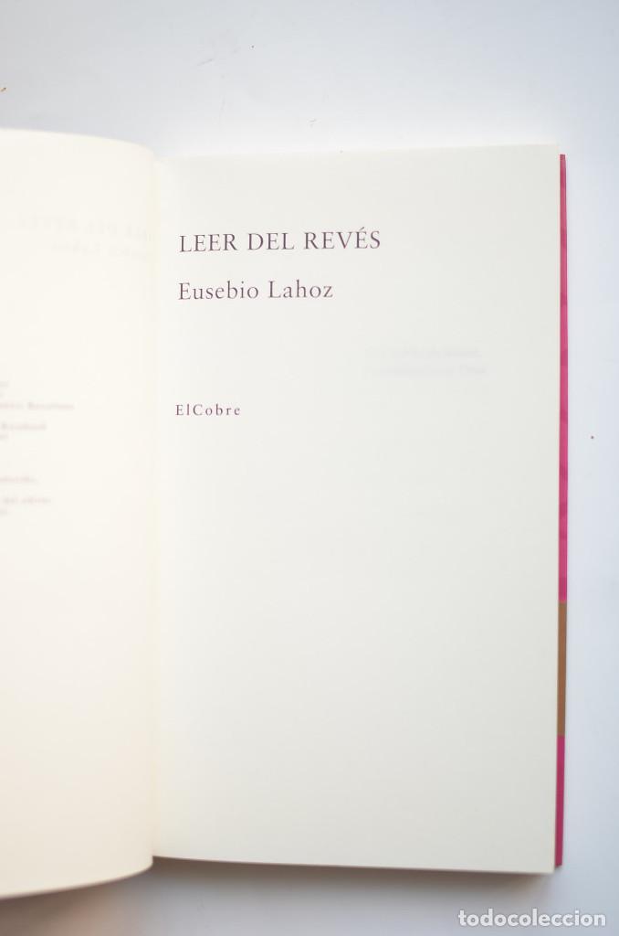 Libros: Leer del rev&eacute;s - LAHOZ, Eusebio - Foto 2