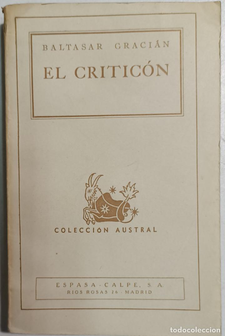 Libros: El critic&oacute;n / Baltasar Graci&aacute;n - Foto 1