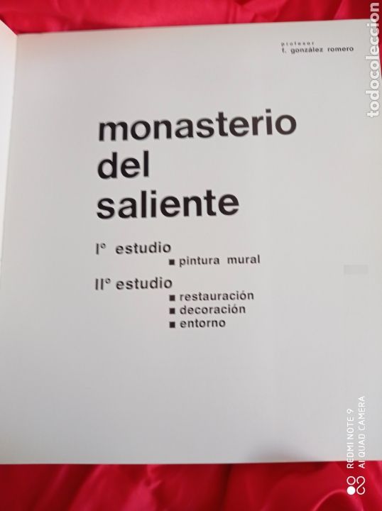 Libros: LIBRO MONASTERIO DEL SALIENTE ALBOX ALMER&Iacute;A 1975 - Foto 3